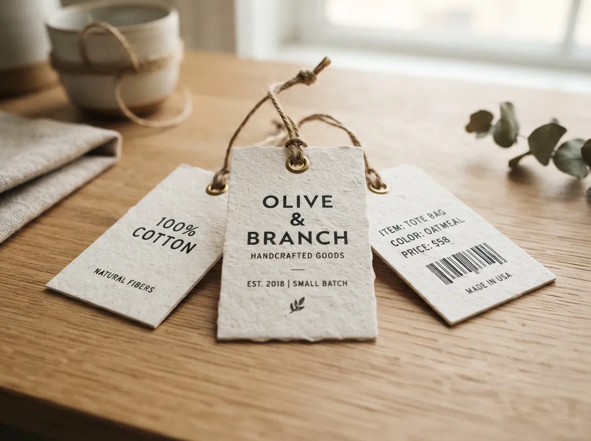 Swing tags - professional printing by Bluwave