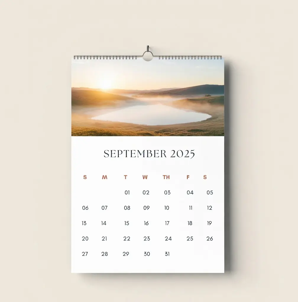 Wiro-Bound Wall Calendars - professional printing by Bluwave