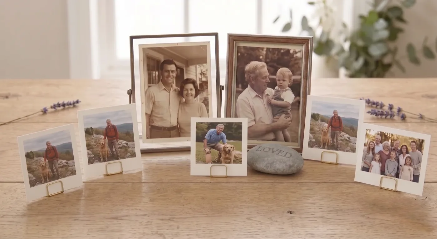 Photo tributes - professional printing by Bluwave