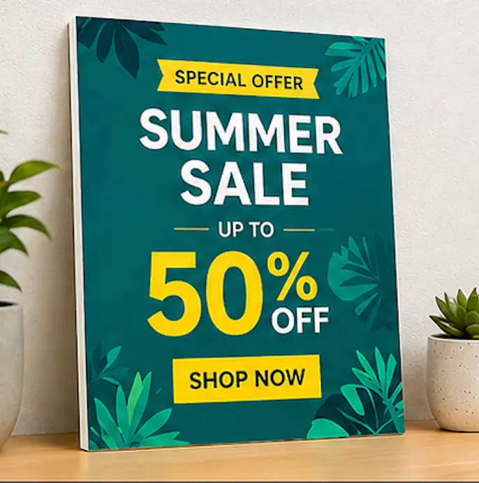 Signage - professional printing by Bluwave